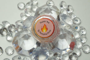Flamin' Hot, cinnamon flavoured diamond shaped 5ml lip scrub